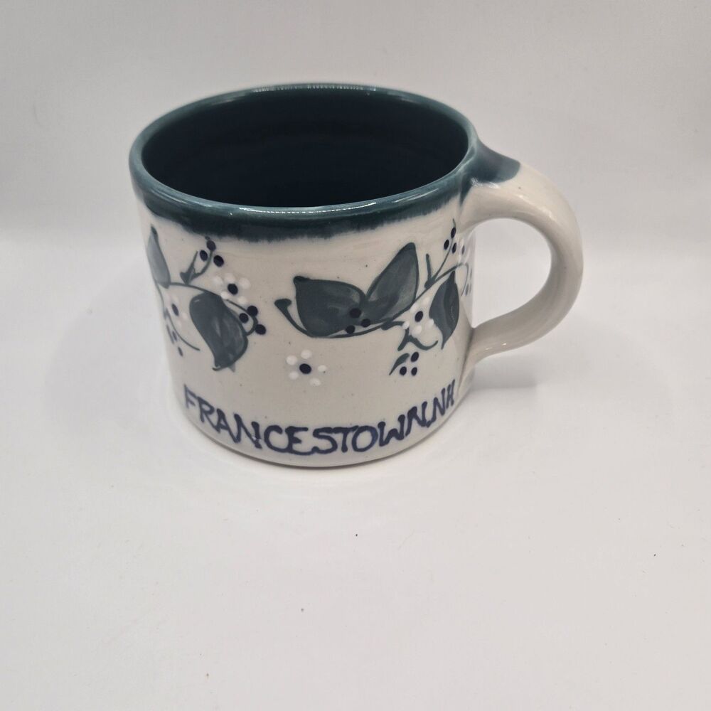 Great Bay Pottery Francestown, NH Mug 16 oz Handmade Made USA